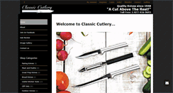 Desktop Screenshot of classiccutlery.ca